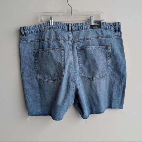 NWT H&M High Rise Bermuda Denim Shorts - Picture 4 of 6